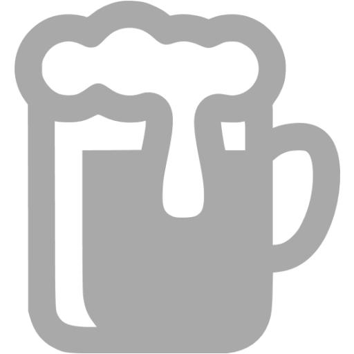 Dark Gray Beer Icon