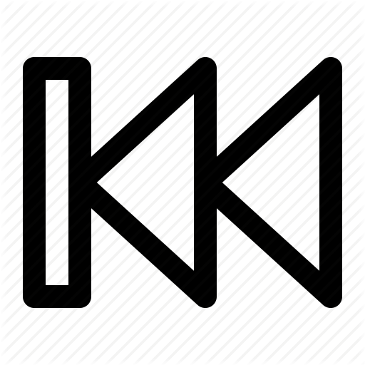 Arrow, Back, Next, Outline, Play, Prev, Previous Icon