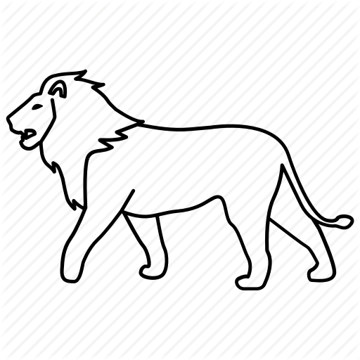 Africa, Animal, Big, Cat, Lion, Male, Pride Icon