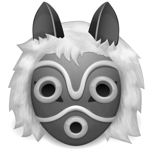 Grey Princess Mononoke Icon