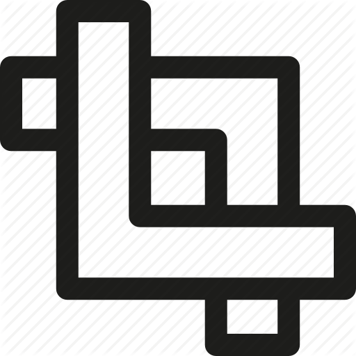 Crop, Cropmark, Cut, Design, Print, Tools Icon