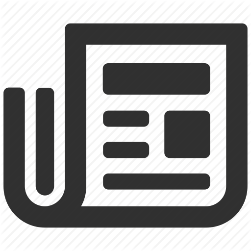 Daily News, Folded Newspaper, Magazine, News, Newspaper, Print Icon