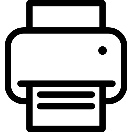 Print Button Icons Free Download