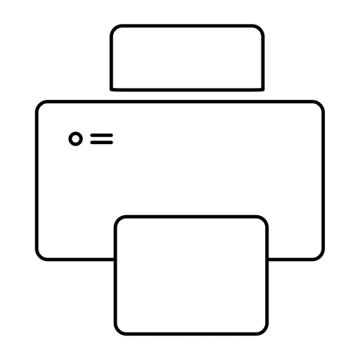 Print Printer Stroke Icon