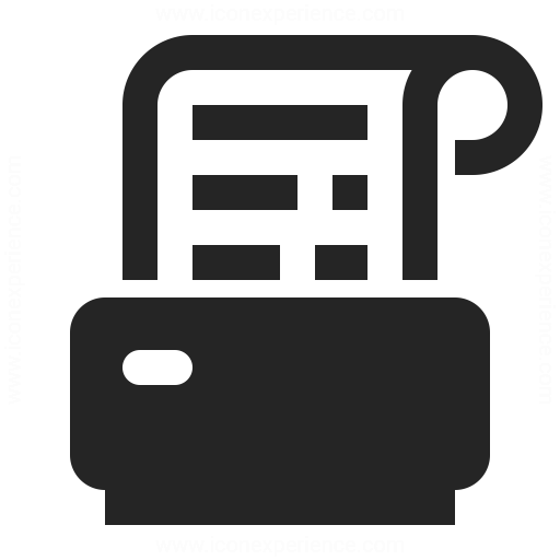 Receipt Printer Icon Iconexperience