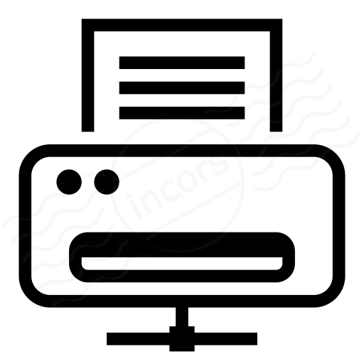Iconexperience I Collection Printer Network Icon