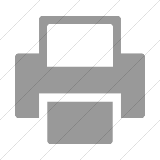 Simple Light Gray Foundation Print Icon