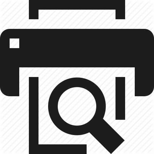 Print, Search Icon