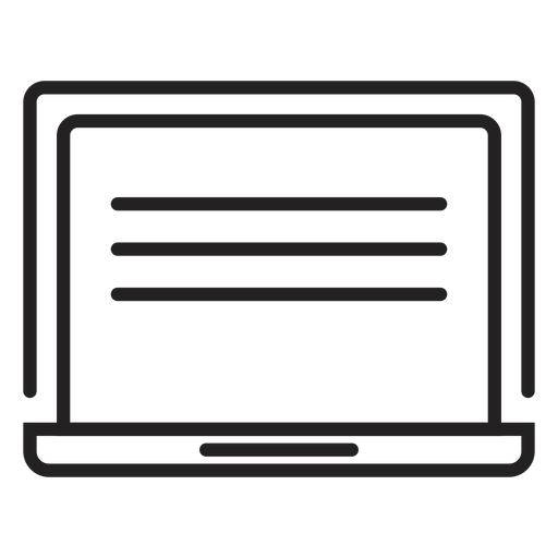 Simple Computer Screen Icon