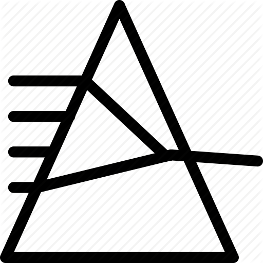 Band Of Colors, Prism, Rainbow, Spectrum Icon