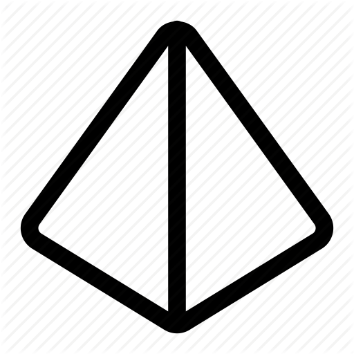 Geometry, Prism, Pyramid, Shape, Triangle Icon