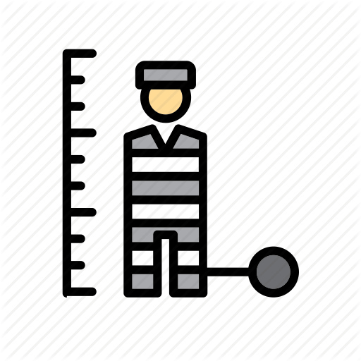 Jail, Man, People, Police, Prison, Prisoner Icon