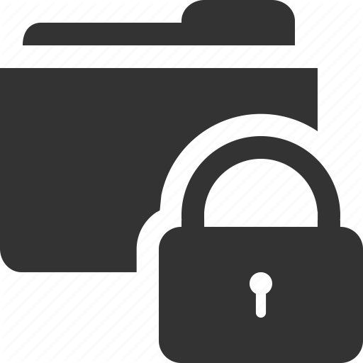 Folder, Key, Lock, Password, Private, Protection, Security Icon