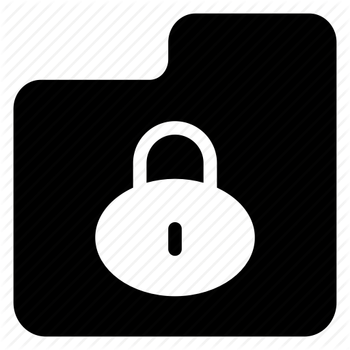 Folder, Lock, Private, Secure Icon