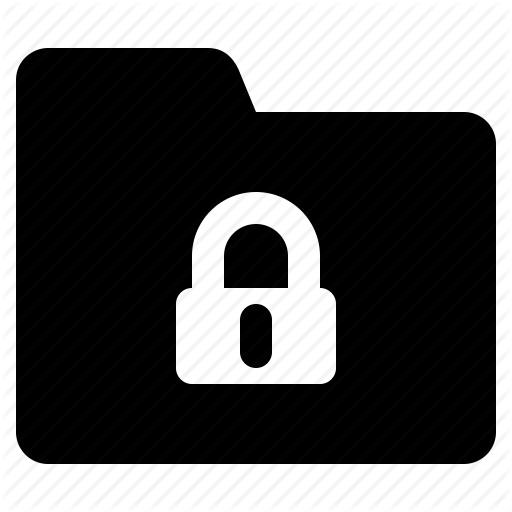 Archive, Data, Documents, Files, Folder, Locked, Private, Secure Icon