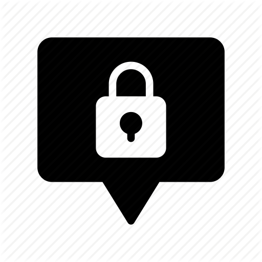 Bubble, Chat, Lock, Message, Private Icon