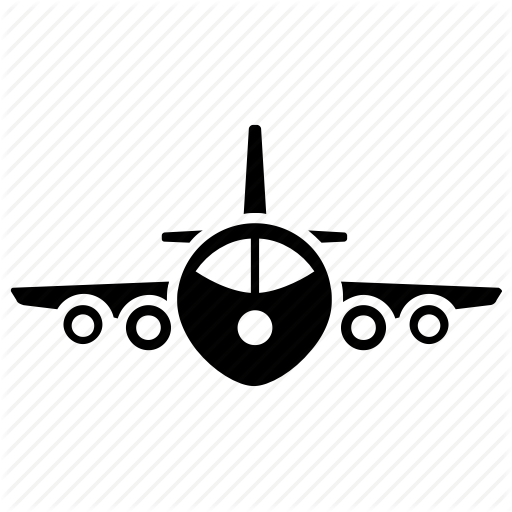 Aeroplane, Airbus, Airliner, Airplane, Private Jet Icon