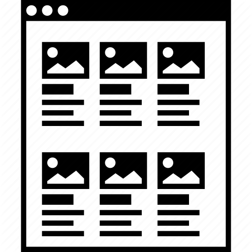 Products Catalog, User Flow, User Interface, Ux Pattern Icon