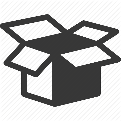Box, Open Box, Product Icon