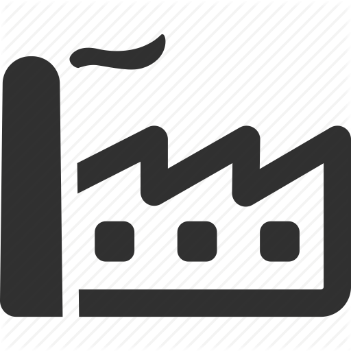 Factory, Industry, Plant, Production Icon