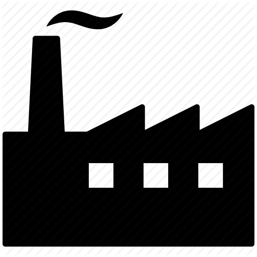 Building, Factory, Industrial, Plant, Production Icon