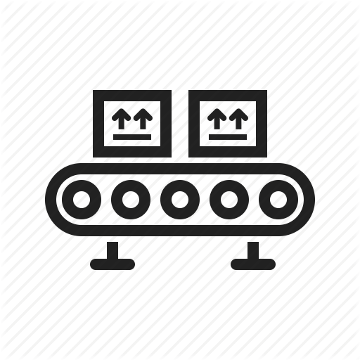 Assembly, Factory, Line, Logistics, Production, Warehouse, Worker Icon