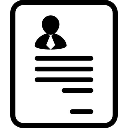 Professional Profile With Image Icons Free Download