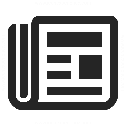 Newspaper Icon Iconexperience