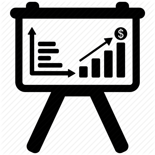 Bar, Graph, Presentation, Seo, Target, Training Icon