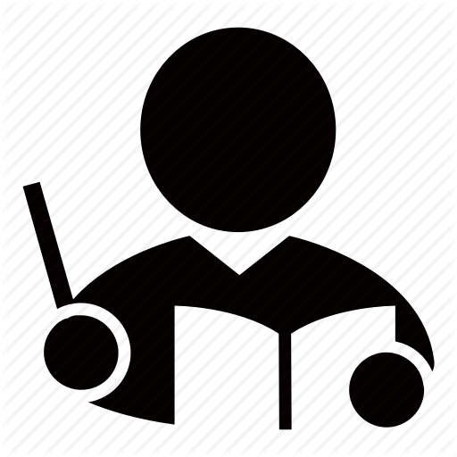 Conductor, Education, Professor, School, Teach, Teacher Icon