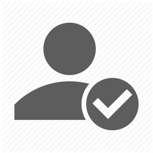 Add, Checked, Checked Profile, Completed, Update, User, Verified Icon