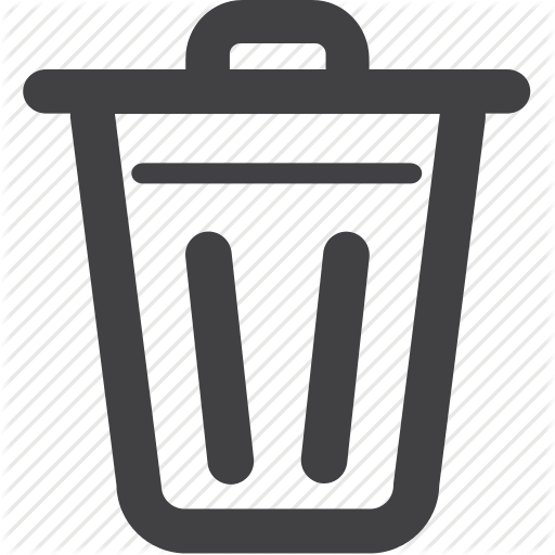 Trash, Delete, Bin, Empty Icon Symbols Trash Bins, Symbols, Logos