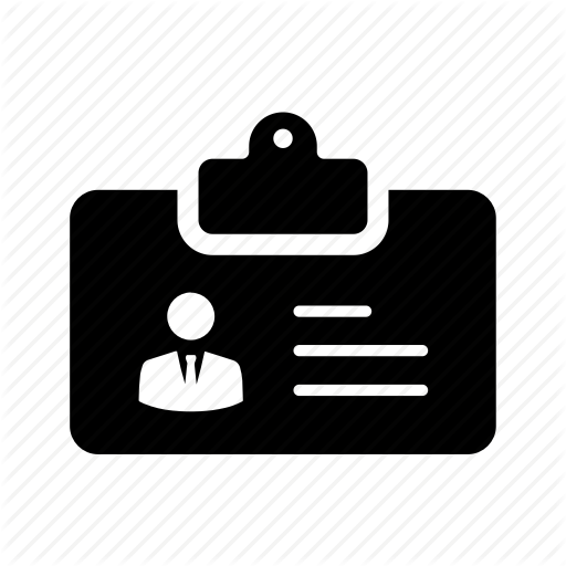 Business Card, Card, Employee, Id, Identity, Proof Icon