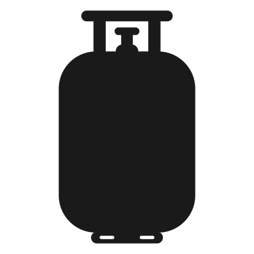 Propane Gas Tank Silhouette