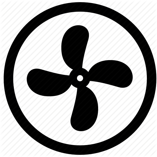 Cooler, Fan, Propeller, Round, Screw Icon