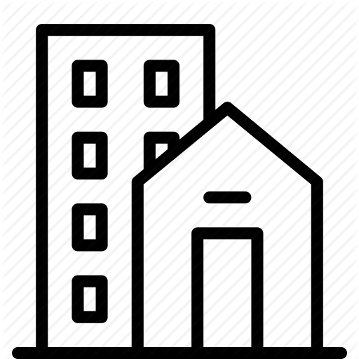 Building, City, Estate, Home, House, Property Icon