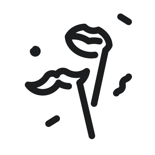 Birthday, Costume, Lips, Moustache, Party, Props, Sixteen