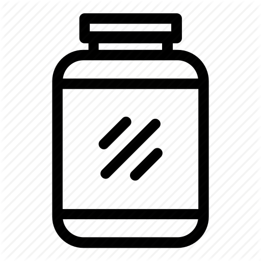 Fitness, Gym, Powder, Protein Jar, Whey Icon
