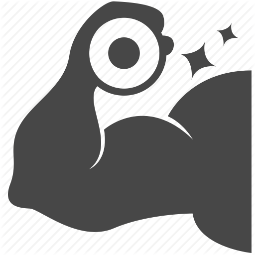 Bodybuilding, Energy, Gym, Nutrition, Power, Protein, Supplement Icon
