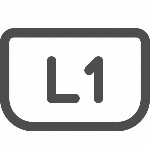 Controller, Playstation, Shoulder Button, Videogames Icon