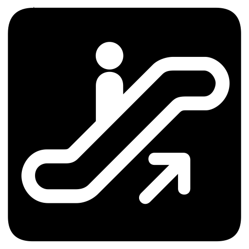 Escalator, Up Icon
