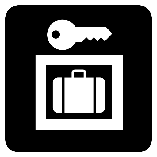 Baggage, Lockers Icon