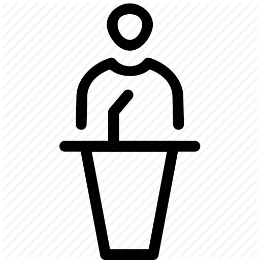 Communication, Media, Presentation, Public, Social, Speech, Talk Icon