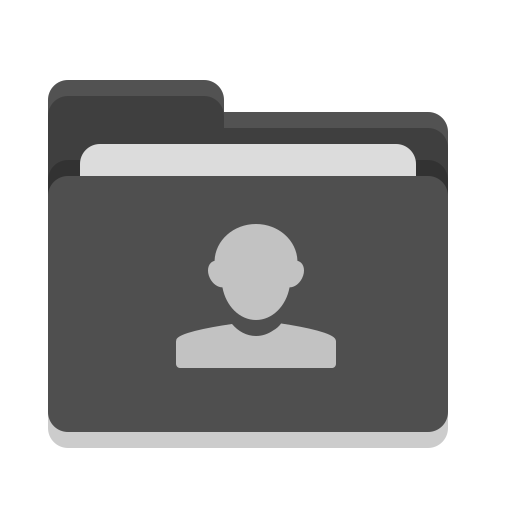 Folder, Black, Public Icon Free Of Papirus Places