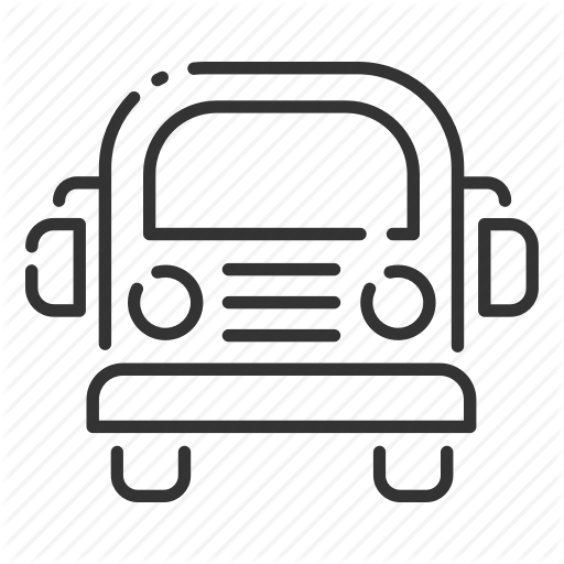 Bus, Public, Safety, School, Transportation, Vehicle Icon