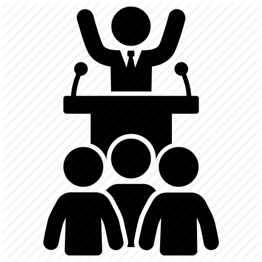 President, Public Speaking, Speech Icon