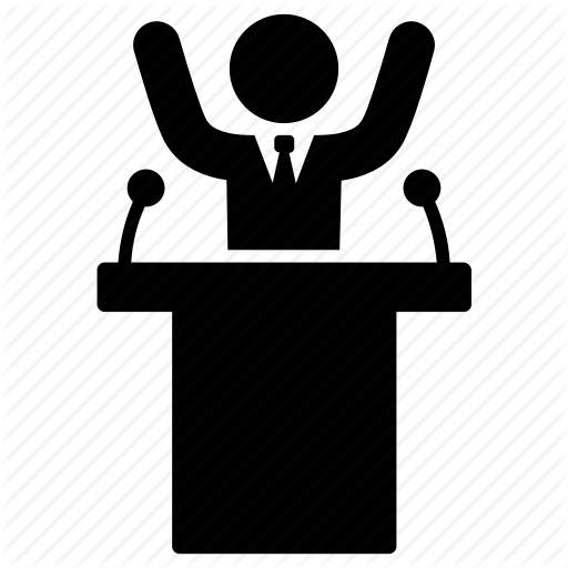Conference, Meeting, Public Speaking Icon