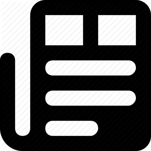 Journal, News, Newsletter, Newspaper, Publication Icon