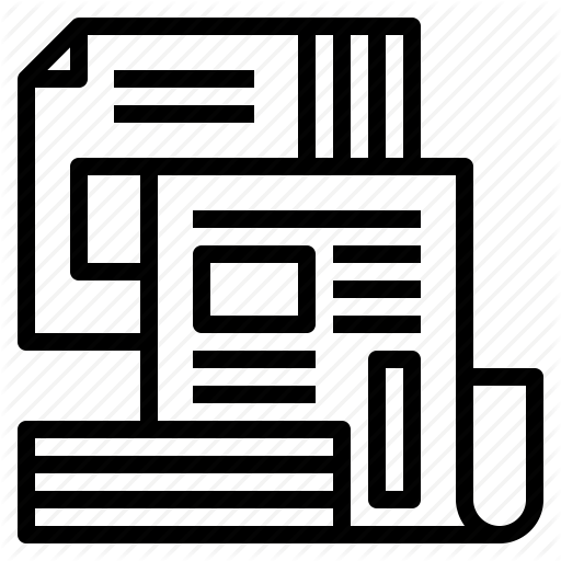 Content, Magazine, Media, News, Newspaper, Print, Publication Icon