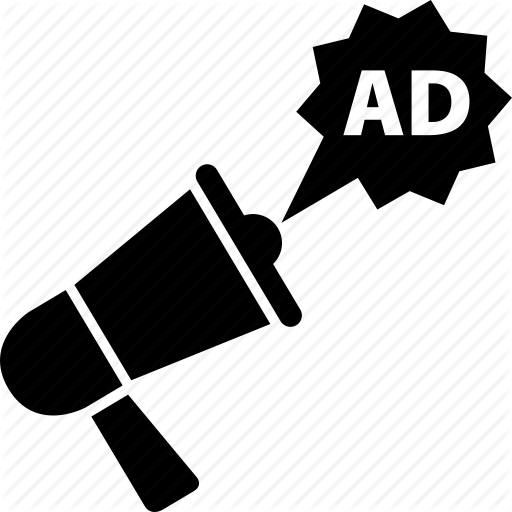 Ad, Advertisement, Advertising, Megaphone, Publicity Icon